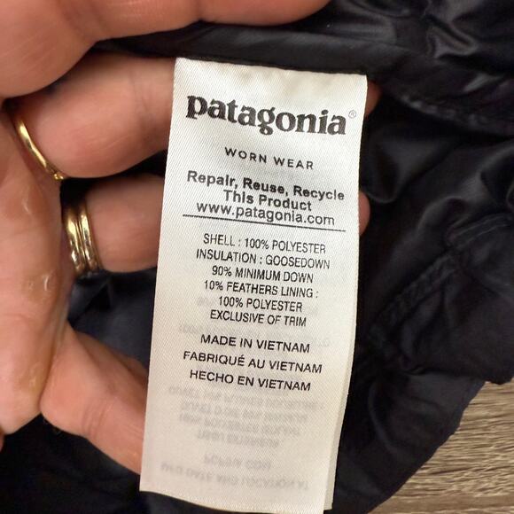 Patagonia Down Sweater Vest Puffer Down Womens Large - Picture 6 of 10